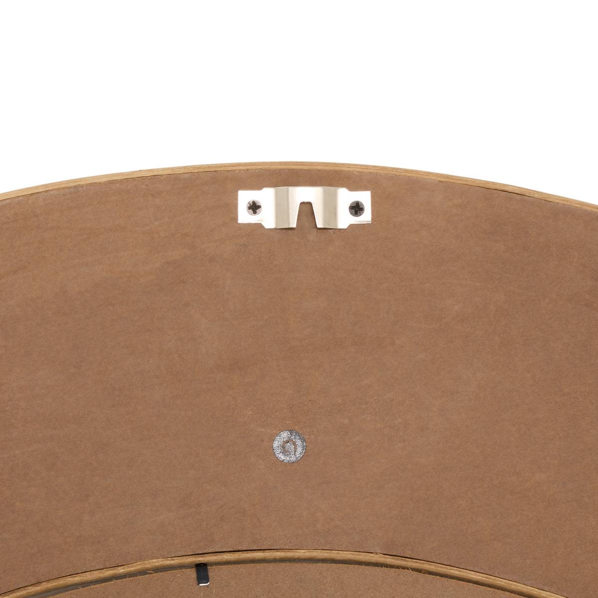 Miroir rond en bambou NATHAN beige ficelle, ATMOSPHERA