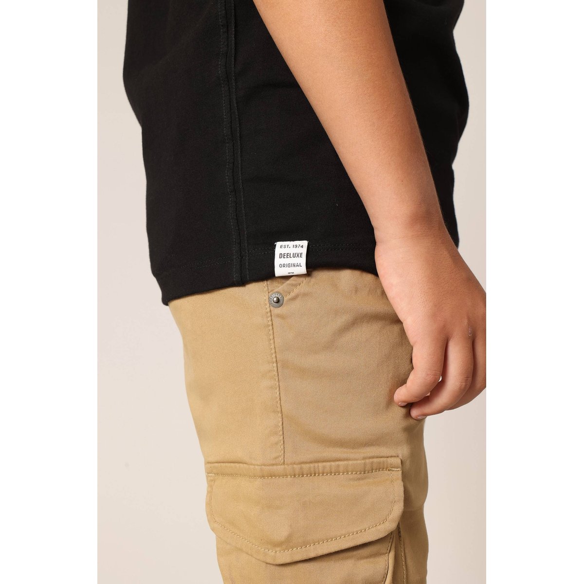 T-shirt uni oversize pour garçon en 100 % coton
IDEAL black, DEELUXE