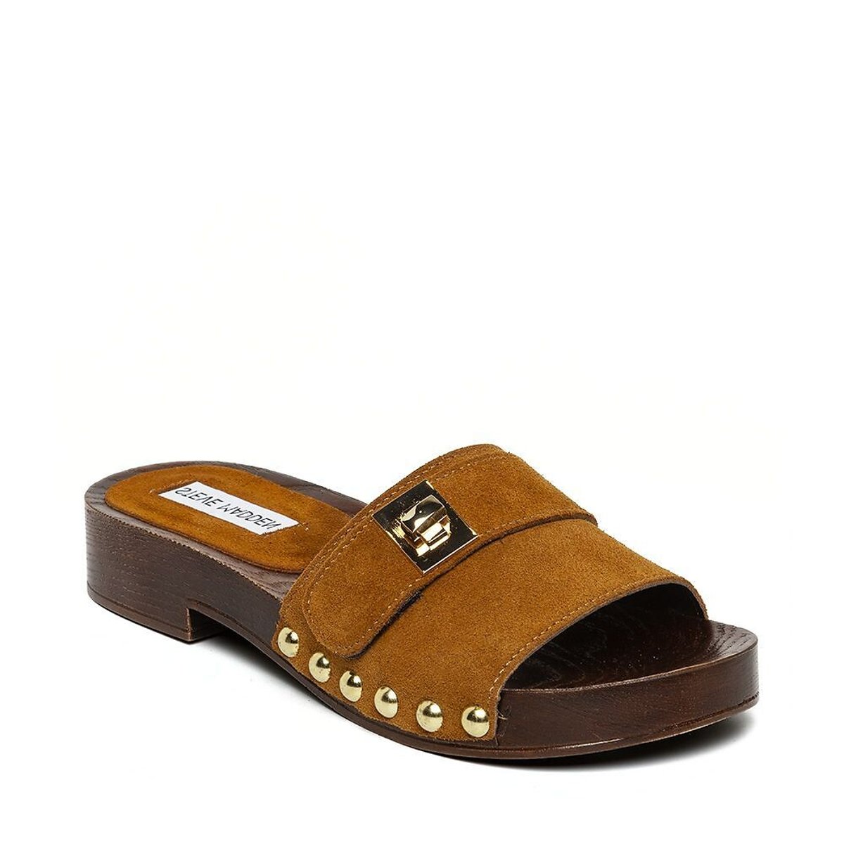 Mules en cuir suède Carrmen cognac, STEVE MADDEN