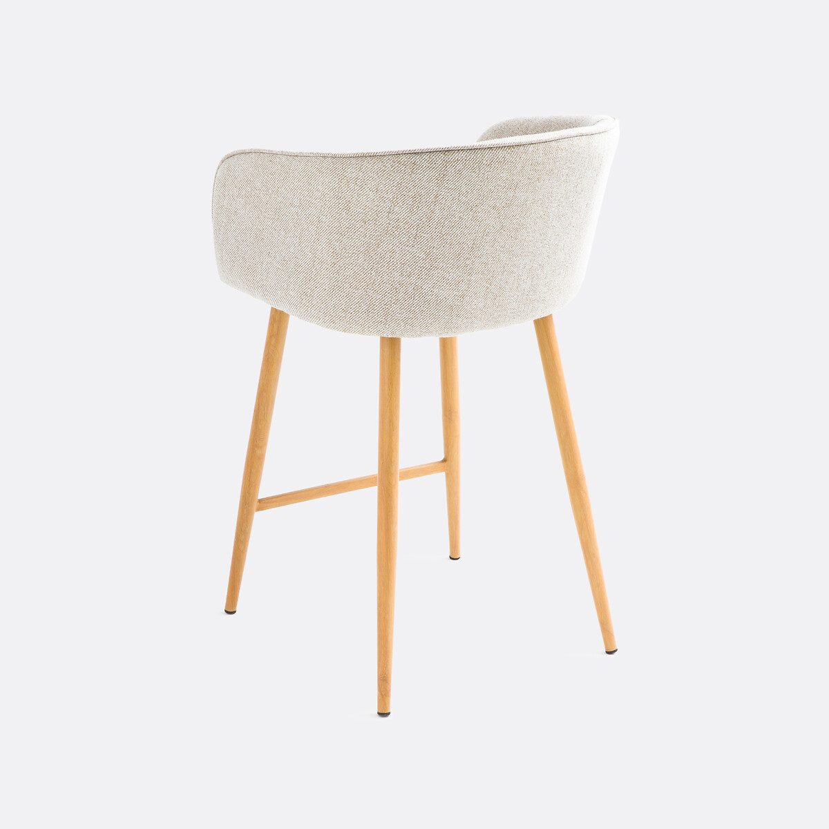 Lot de 2 fauteuils de bar H64 cm, Aupi ecru, LA REDOUTE INTERIEURS