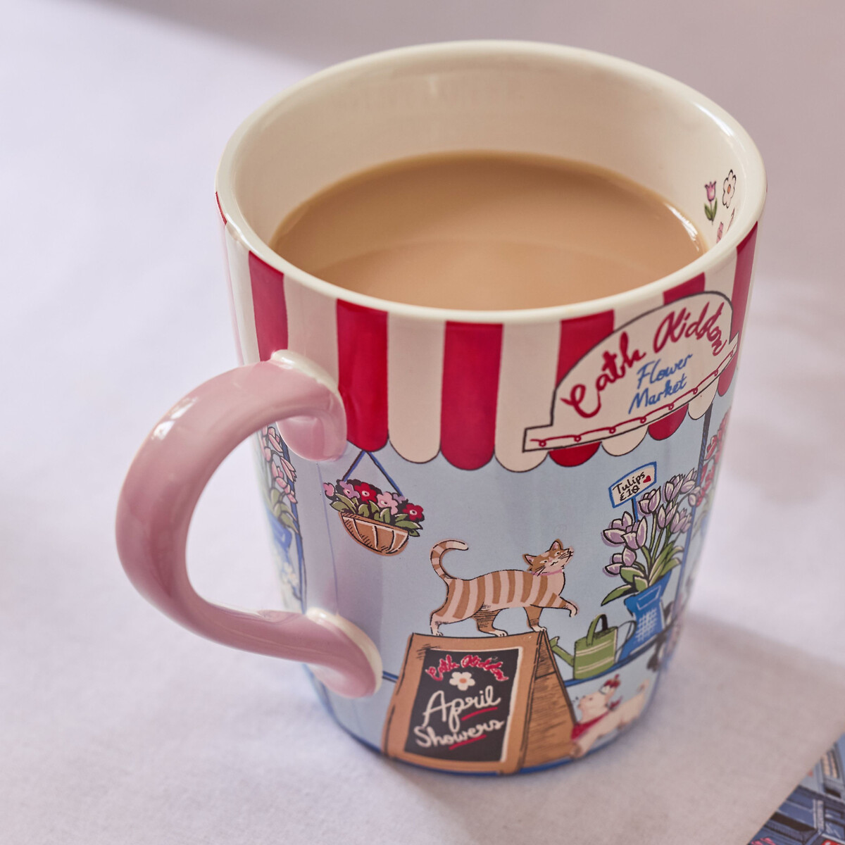 London Town Flower Market Stanley Mug multi-coloured, CATH KIDSTON