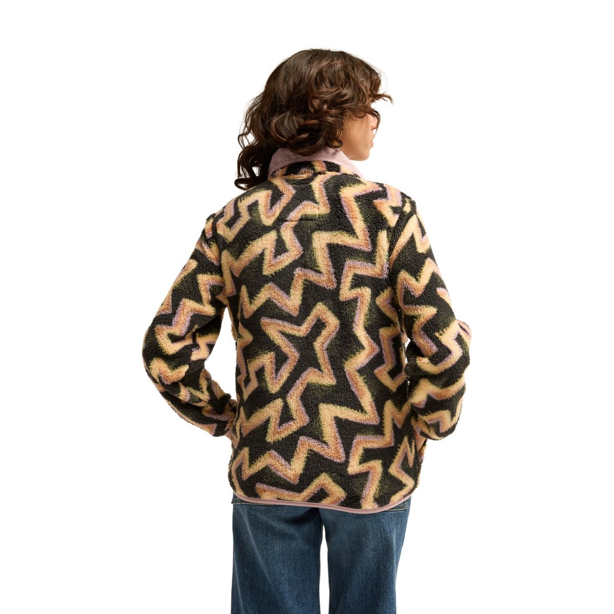 Polaire en sherpa col montant SWITCHBACK noir black sands, BILLABONG
