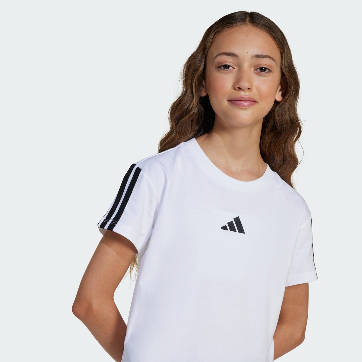 T-Shirt Essentials Enfants T-Shirt Essentials Enfants white / black, ADIDAS SPORTSWEAR