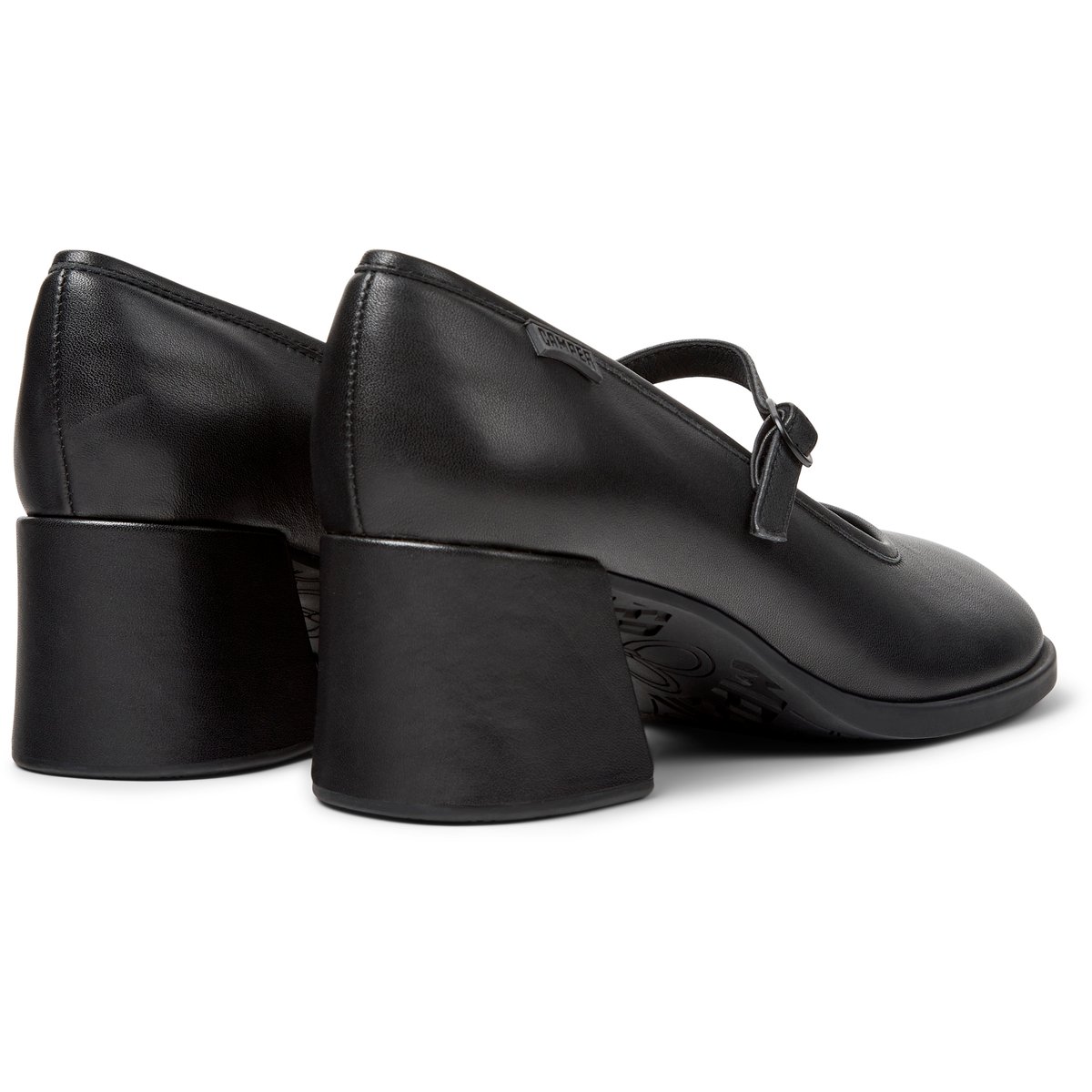 Mocassins Kora cuir noir, CAMPER
