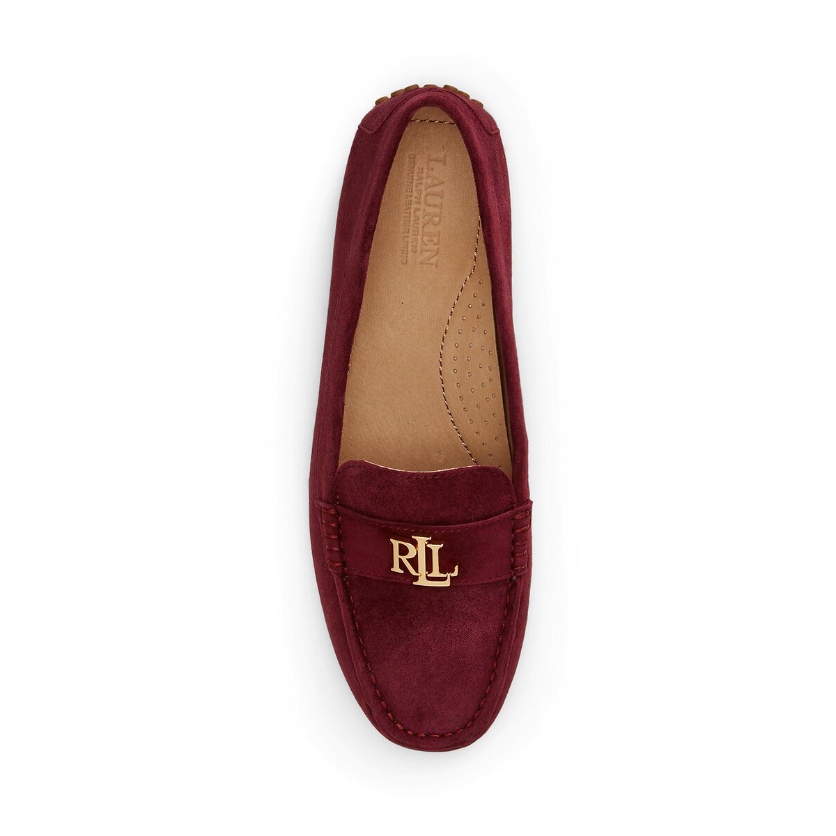 Barnsbury Suede Loafers burgundy, LAUREN RALPH LAUREN