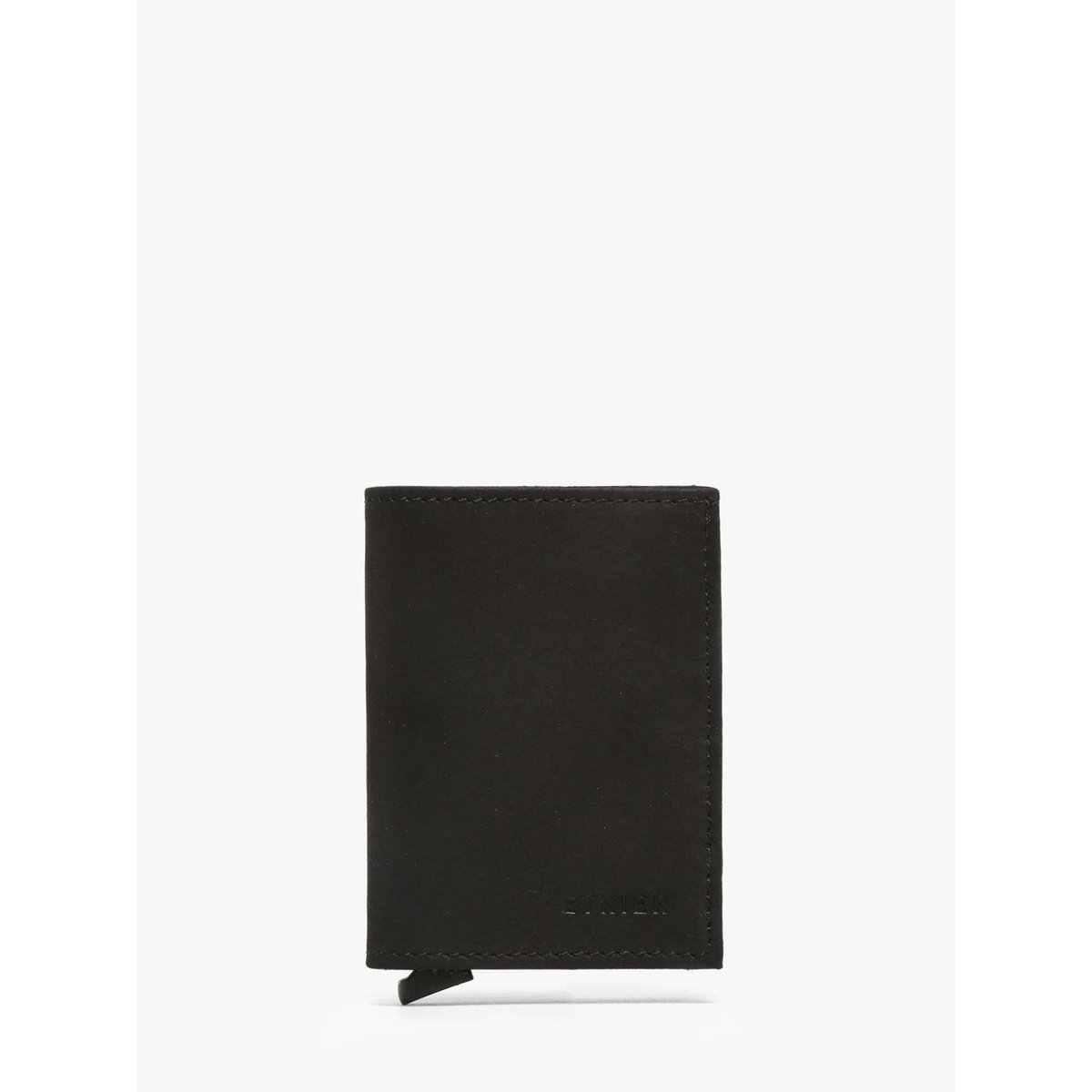 Porte-cartes cuir noir, ETRIER