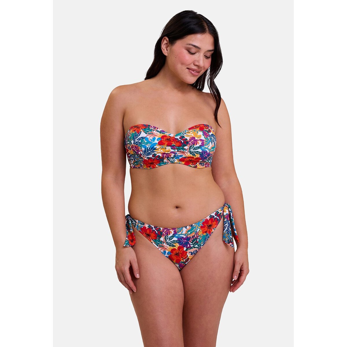 Curaçao Swim Briefs multicolour tropical print, SANS COMPLEXE
