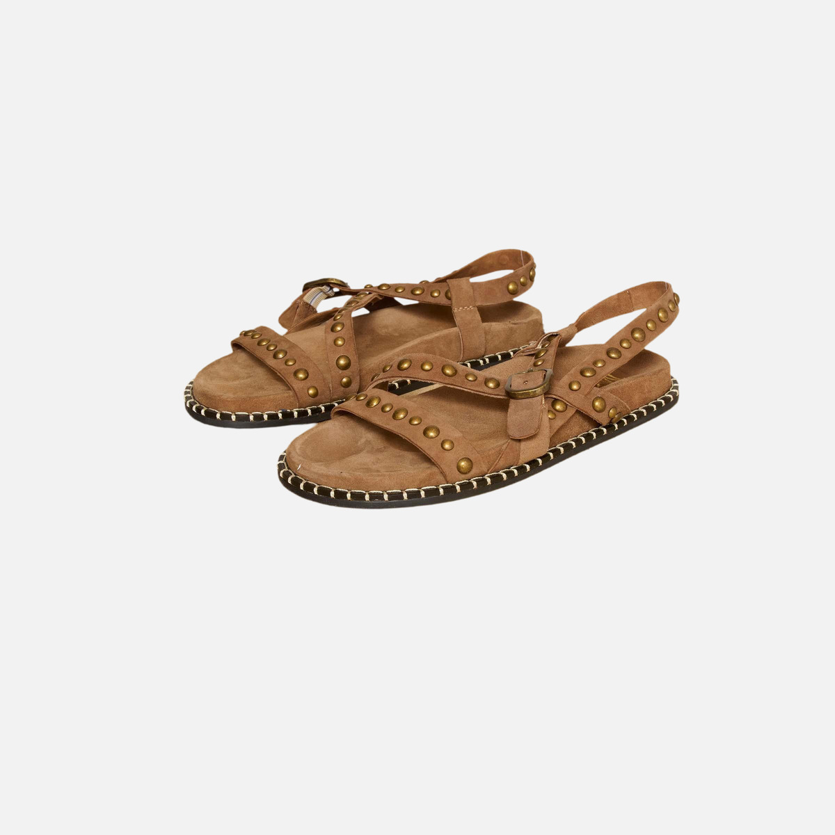 Sandales NUZANE noisette, MKT STUDIO