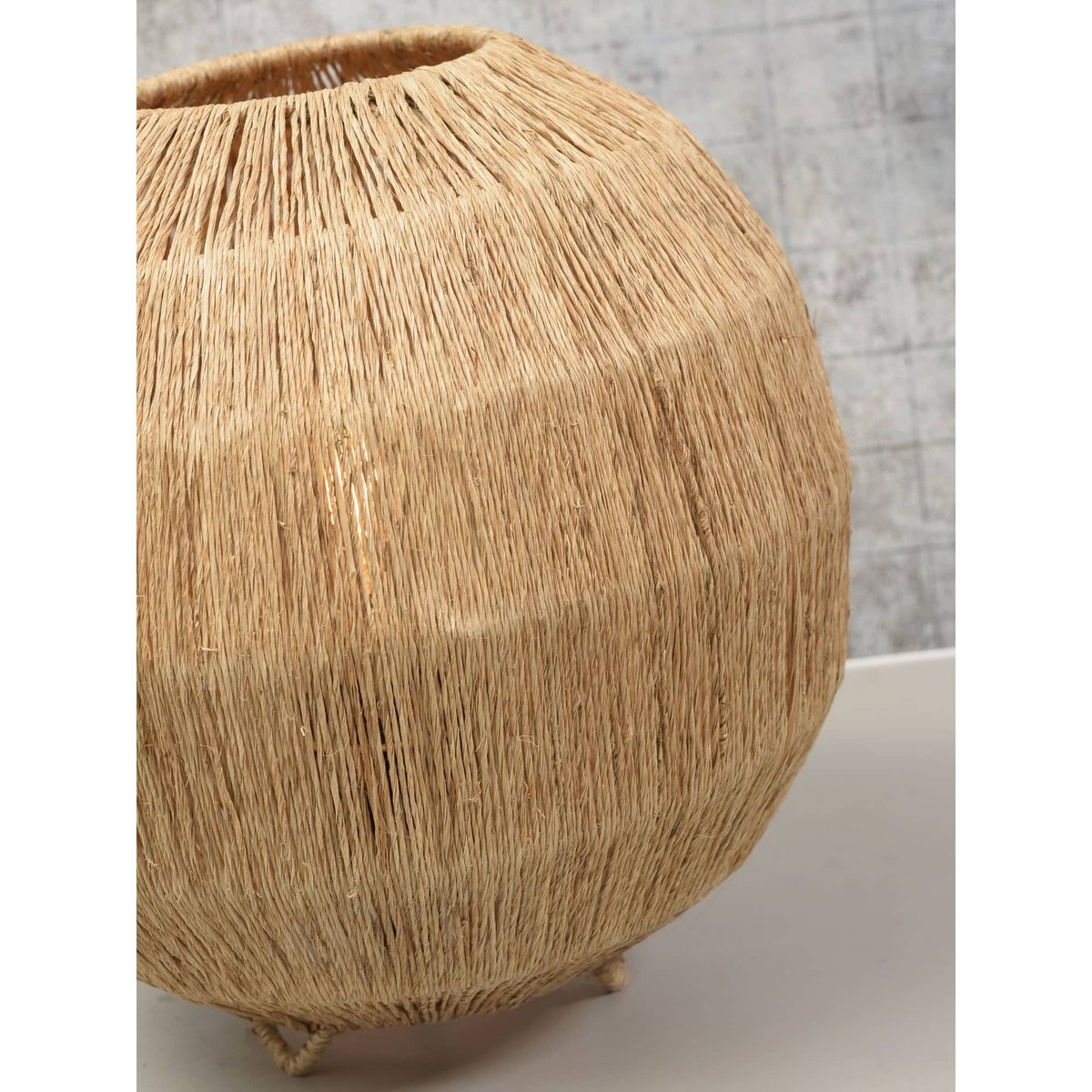 Lampe À Poser Jute IGUAZU naturel, GOOD & MOJO