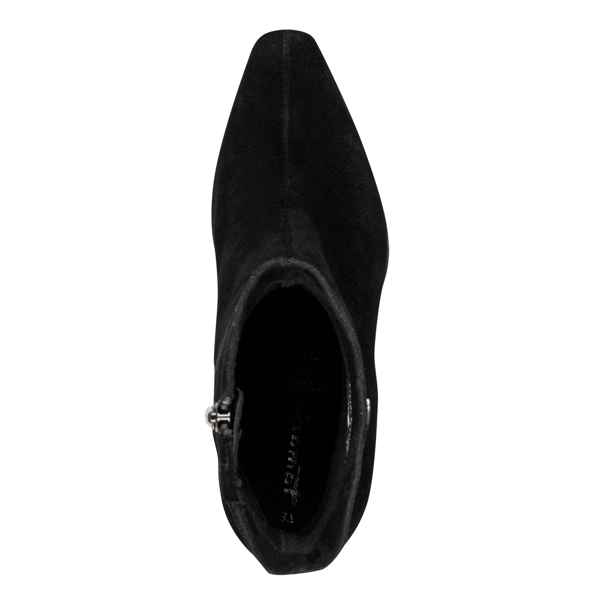 Bottine en cuir noir, TAMARIS