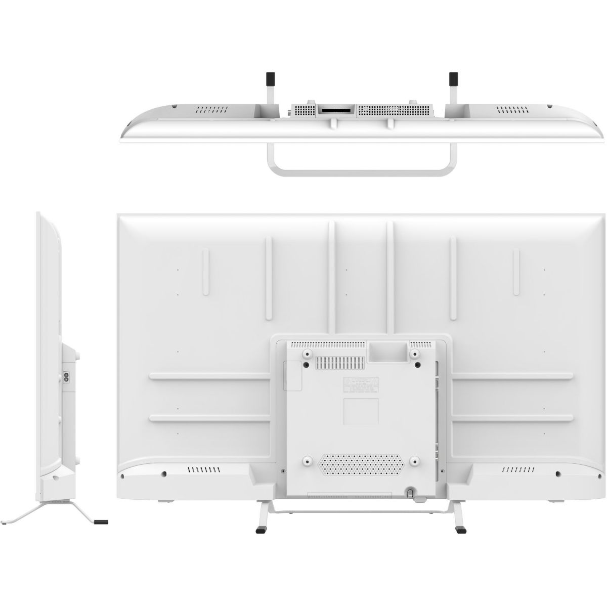 TV QLED 43QLED306W (2024) 43" (109 cm) 4K - Smart TV, coloris blanc couleur unique, ESSENTIEL B
