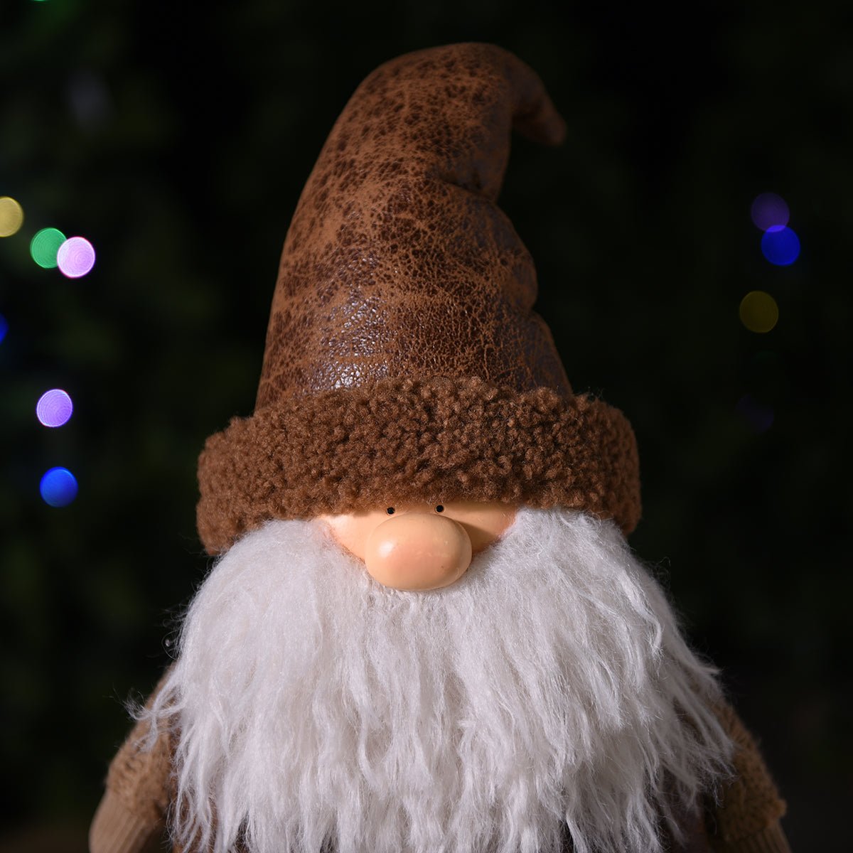Figurine père noël décorative artificielle H60 NOËL marron, SIA DECO