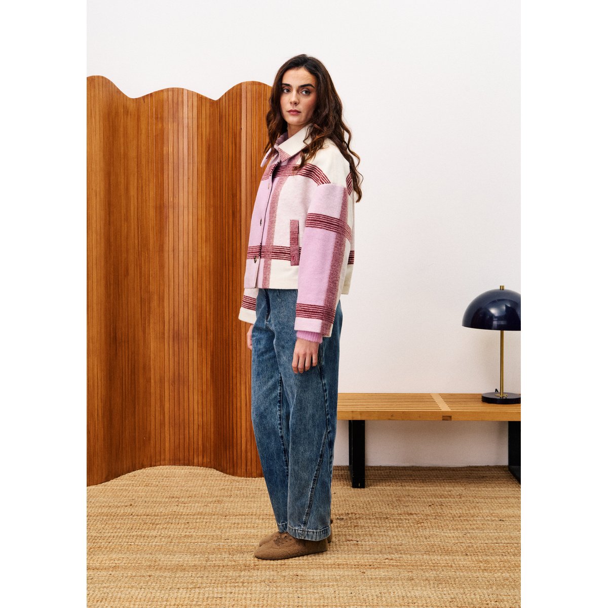 Manteau GALEA violet lilas, FRNCH