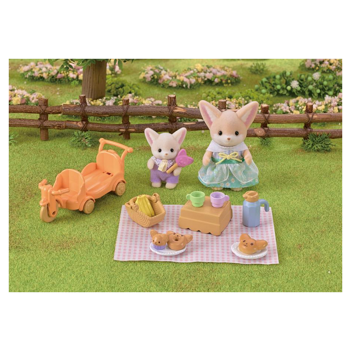 Le set de pique-nique des freres et soeurs fennec v002226, SYLVANIAN FAMILIES
