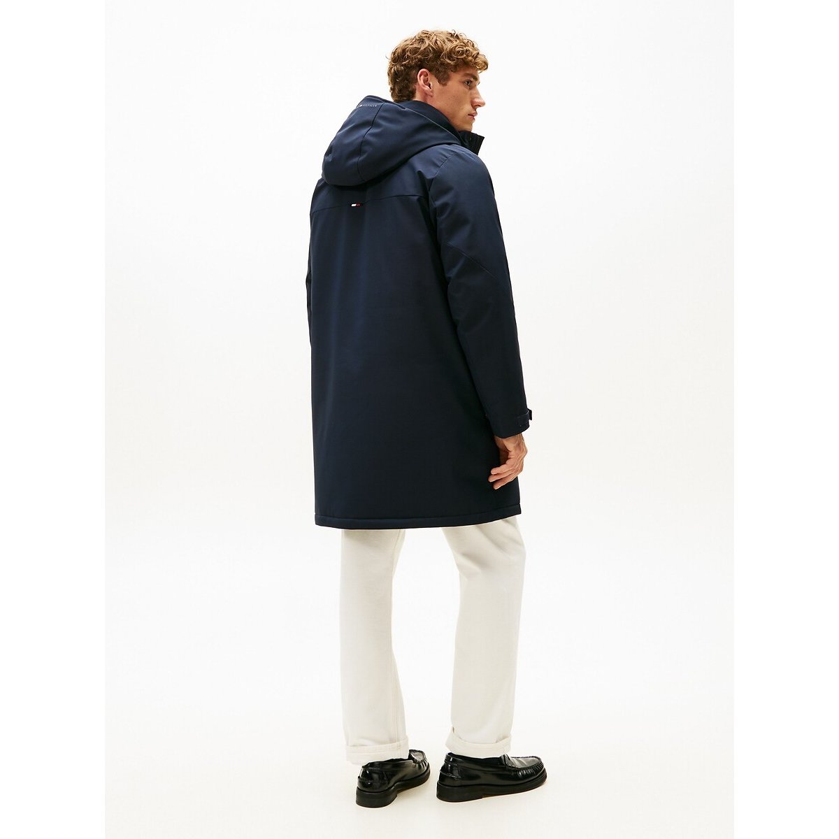 Technische jas met kap marineblauw, TOMMY HILFIGER