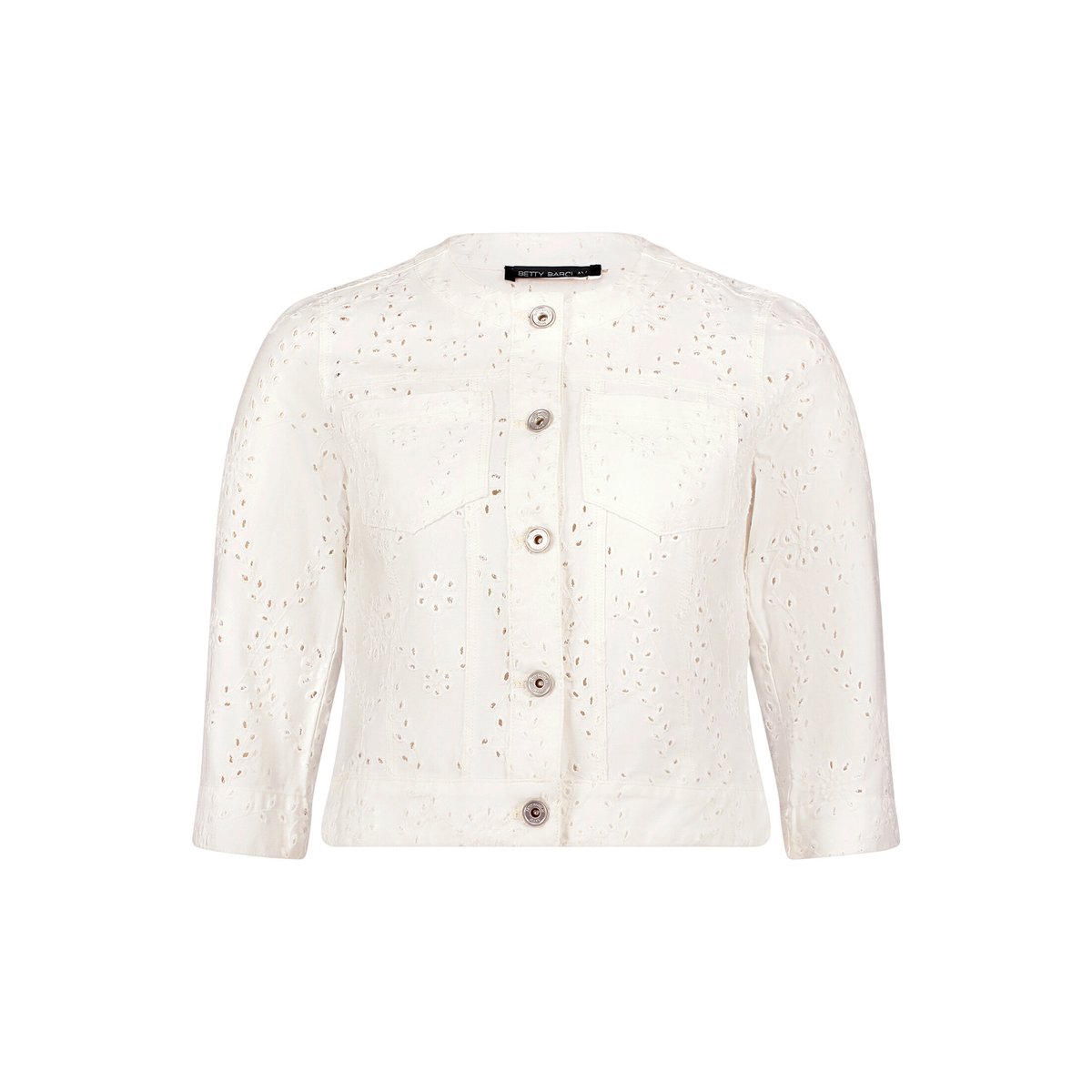 Veste en jean à manches 3/4 blanc, BETTY BARCLAY