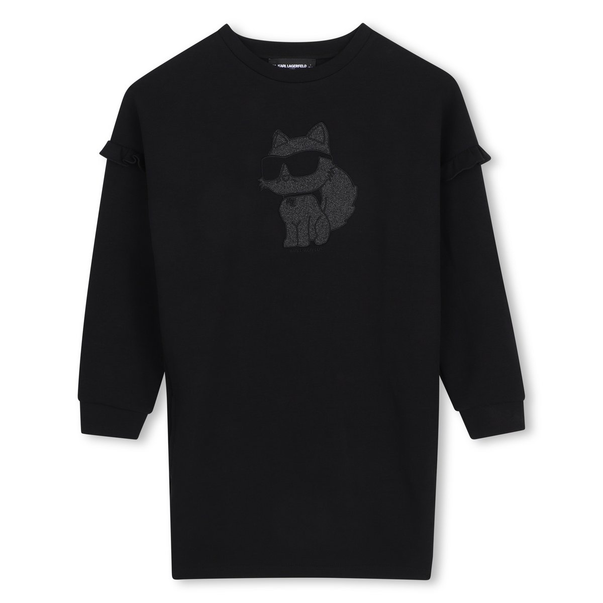 Robe manches longues black, KARL LAGERFELD KIDS