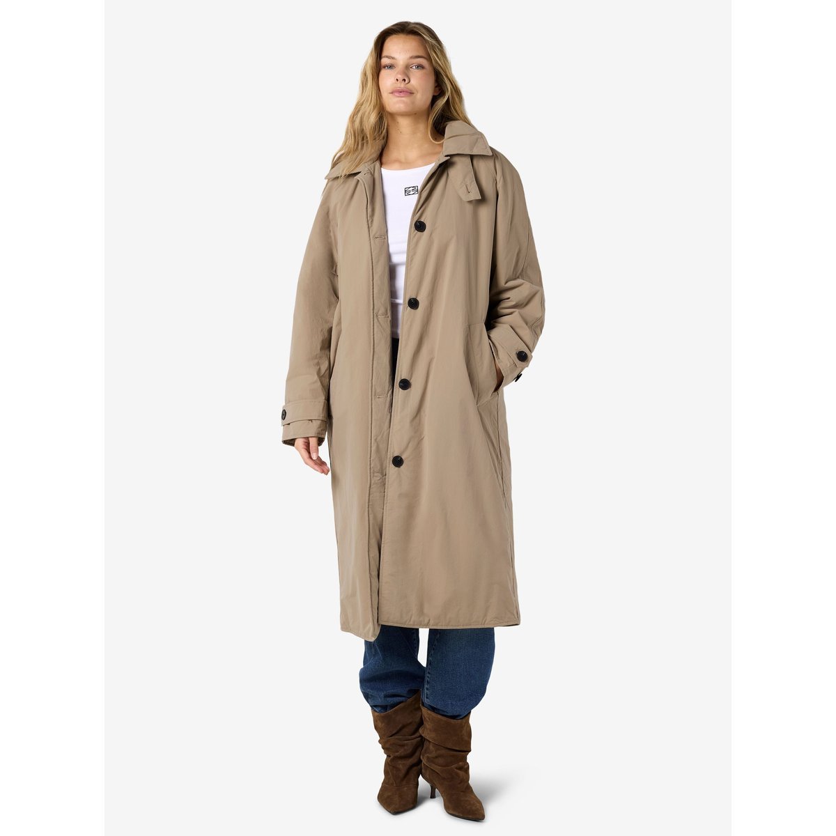Manteau gris - aluminum1, NOISY MAY