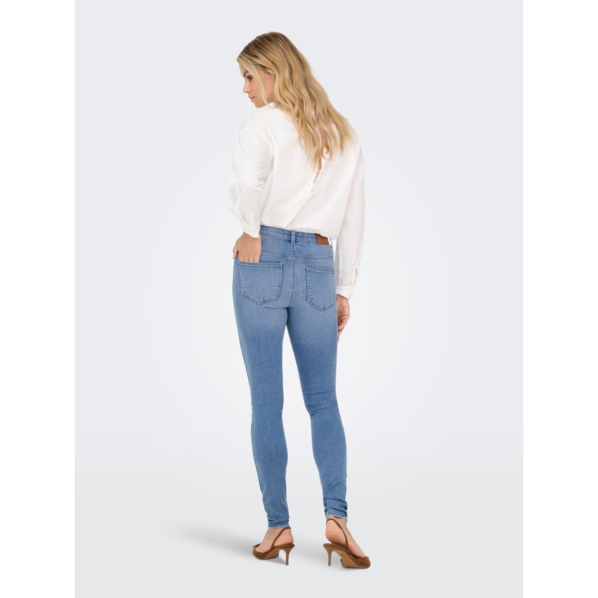 Jean Skinny light blue denim, ONLY