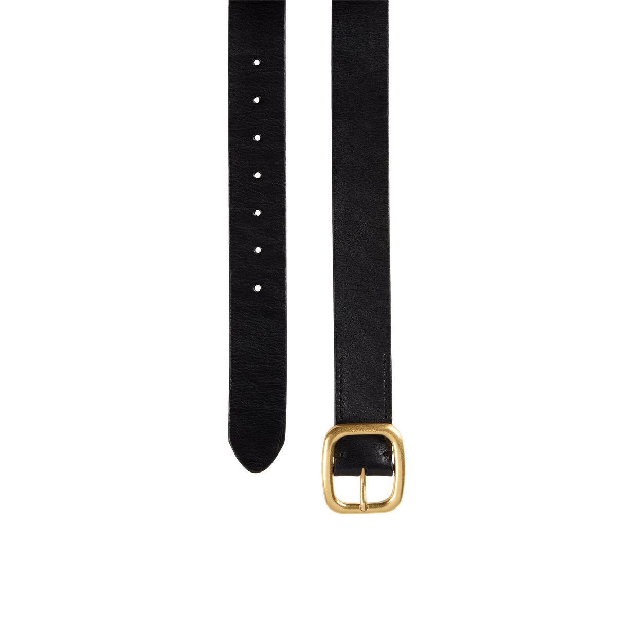 Ceinture modèle Adele en cuir de vachette robuste noir, MARC O'POLO