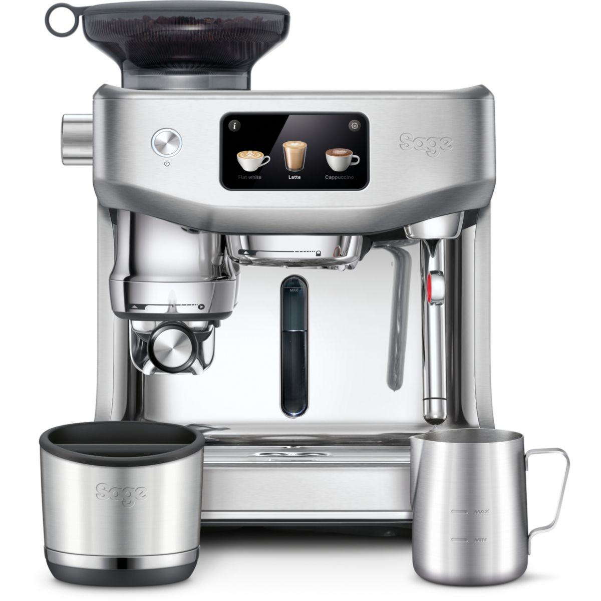 Machine à expresso Machine à Expresso SES985BSS4EEU1 argent / métallique, SAGE APPLIANCES