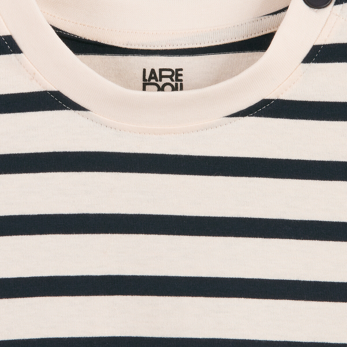 T-shirt manches longues rayé rayé bleu marine/écru, LA REDOUTE COLLECTIONS