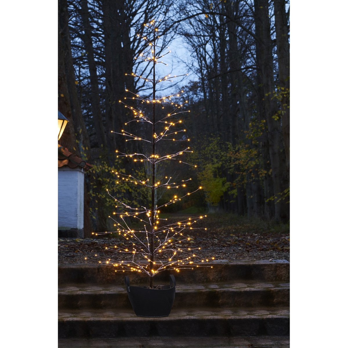 Arbre Isaac LED H 120cm marron, SIRIUS