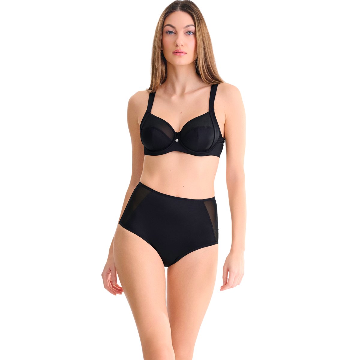 Soutien-gorge armaturé TINA B à E noir, LISCA