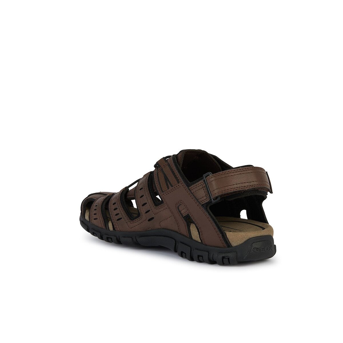 Sandales respirantes Strada marron, GEOX