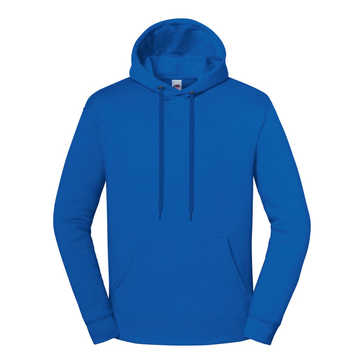 Sweat uni à capuche ICONIC PREMIUM bleu roi, FRUIT OF THE LOOM