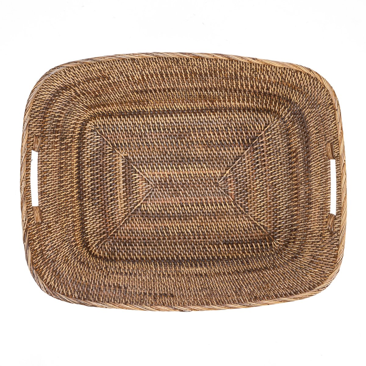 Panier à linge en rotin HANNAH brun naturel, BAZAR BIZAR