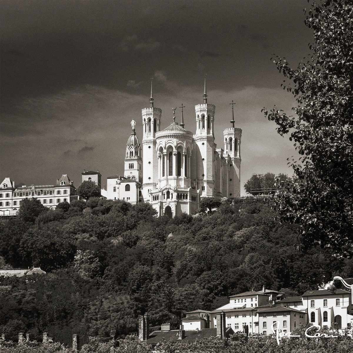 Tableau Mural Notre-dame De Fourvière ARCHITECTURE tableau en verre, CEANOTHE