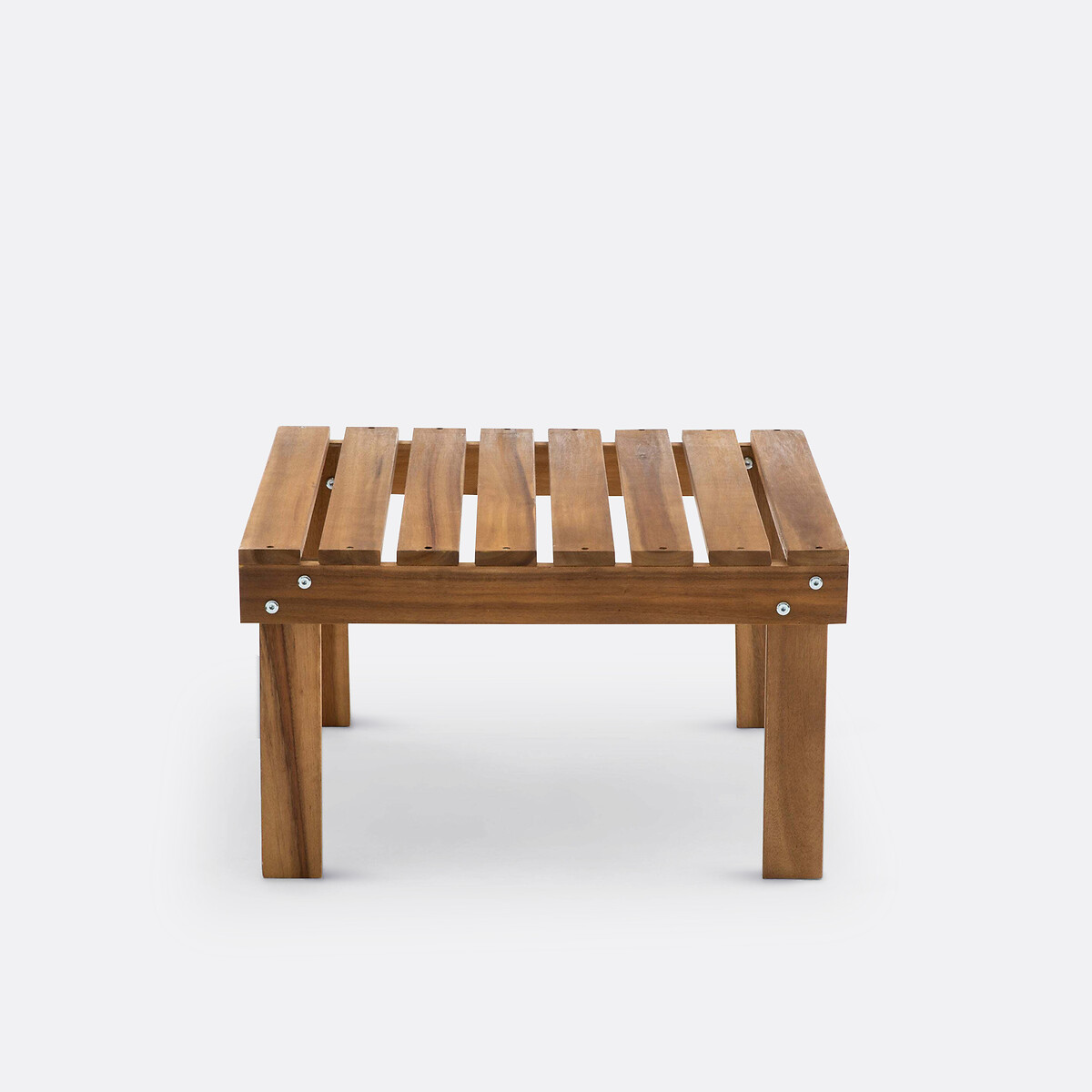 Zeda Acacia Footrest / Table light natural wood, LA REDOUTE INTERIEURS