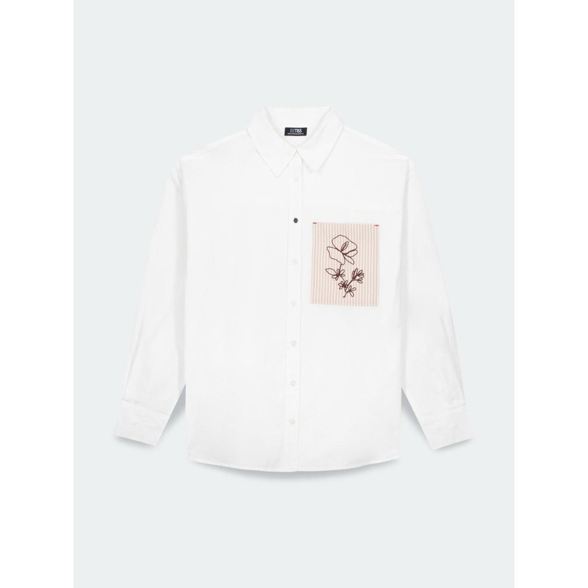 Chemise manches longues ERINANEW blanc, TBS
