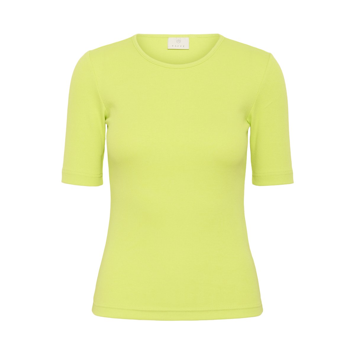 T-shirt vert wild lime, KAFFE