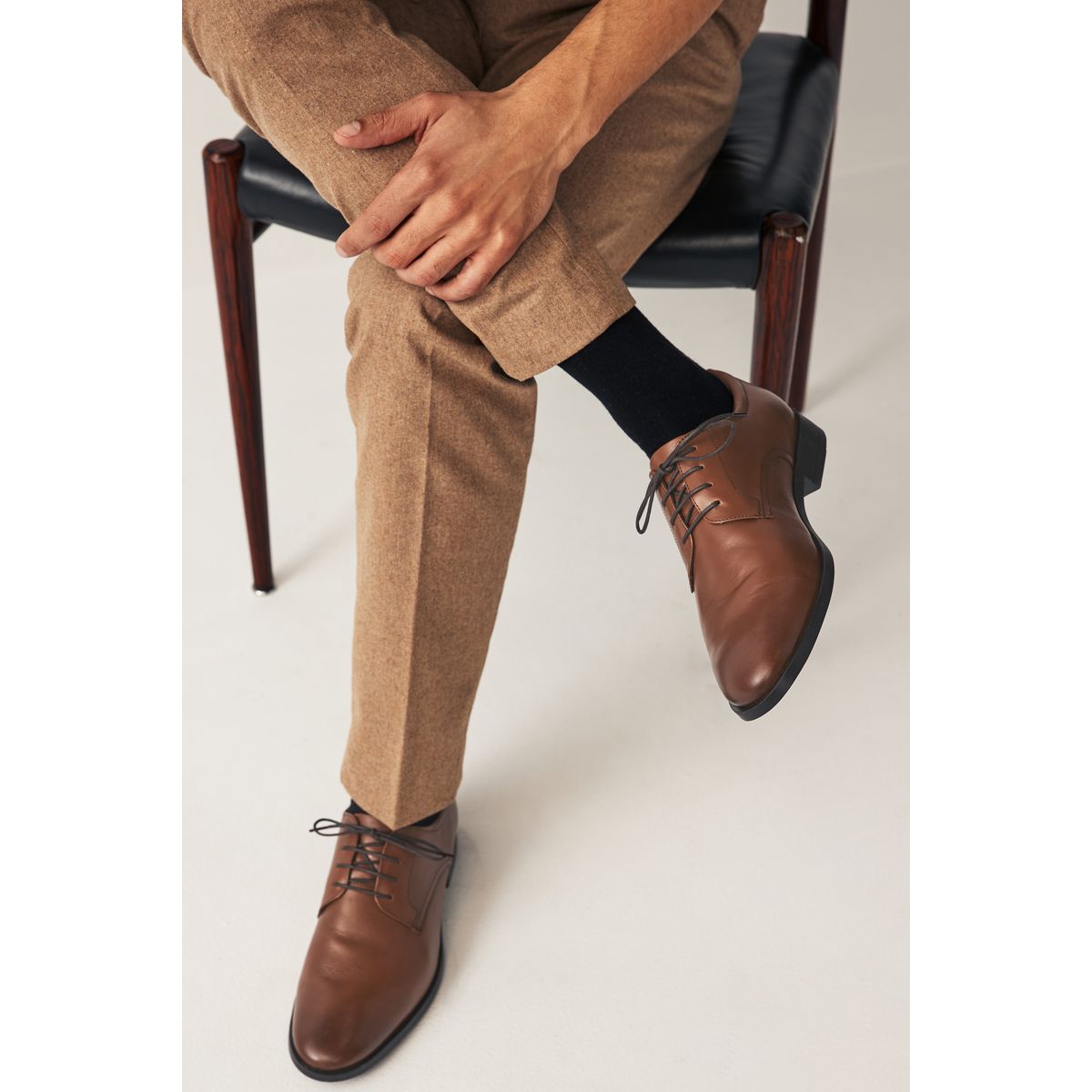 Derbys classiques marron fauve, NEXT