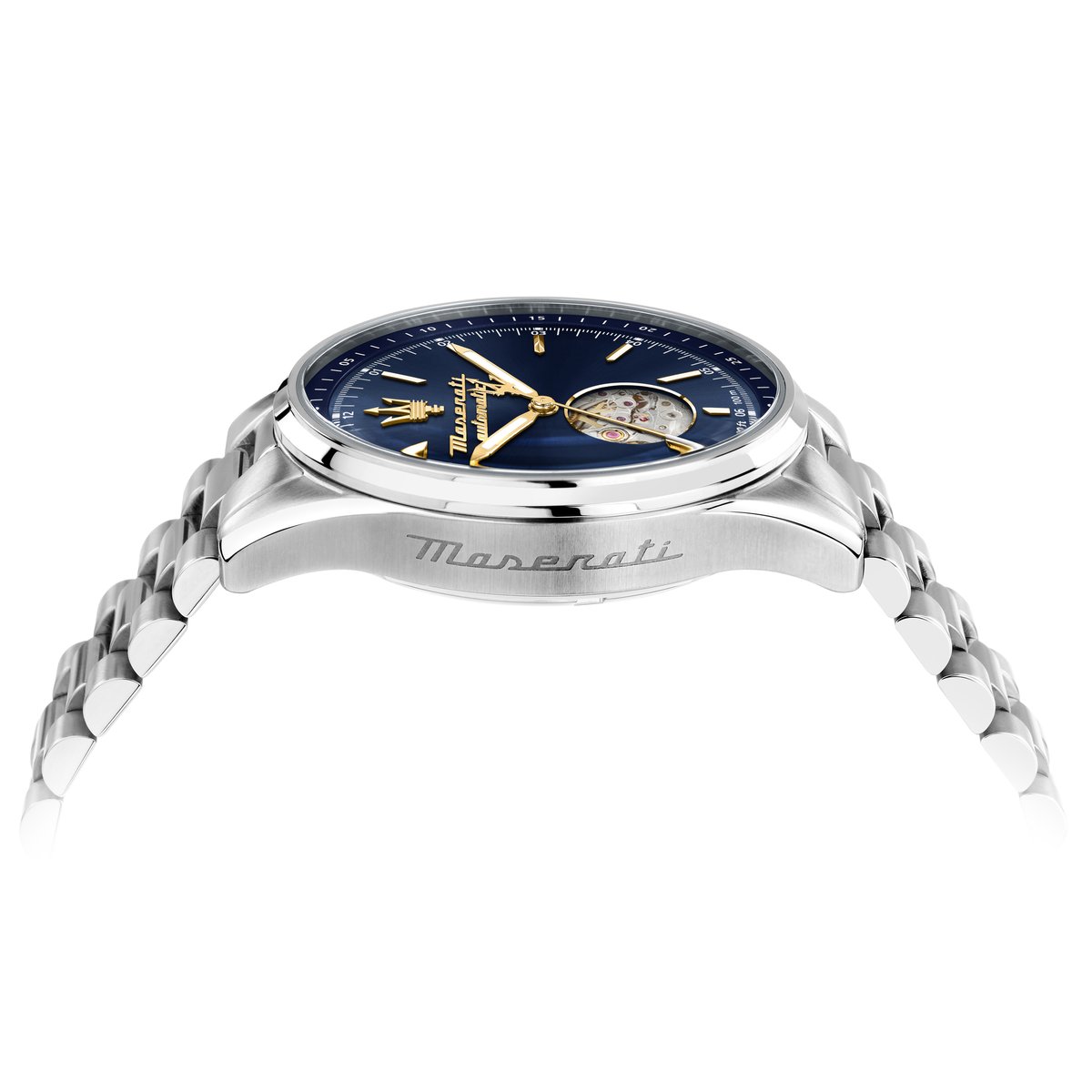 Montre Analogique SORPASSO argenté bleu argenté, MASERATI