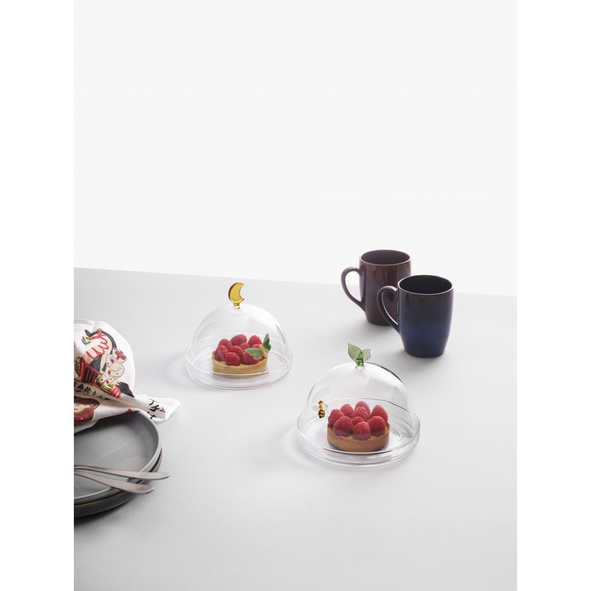 Cloche Papillon Garden Picnic transparent, ICHENDORF