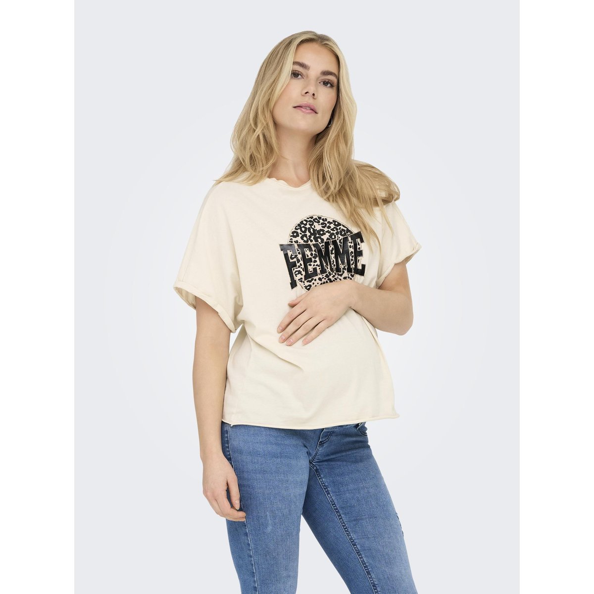T-Shirt birch, ONLY