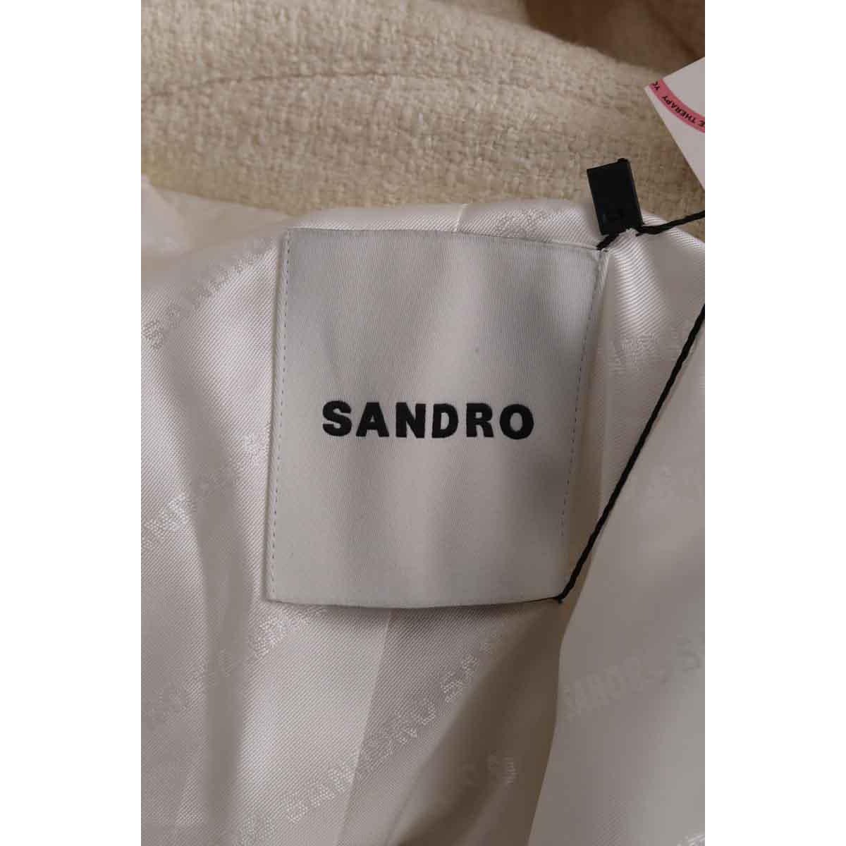 Veste - Très Bon État ecru, SANDRO