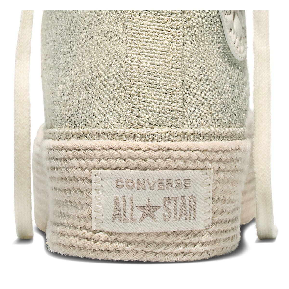 Baskets CHUCK TAYLOR ALL STAR LIFT ESPADRILLE CANVAS vert papyrus, CONVERSE