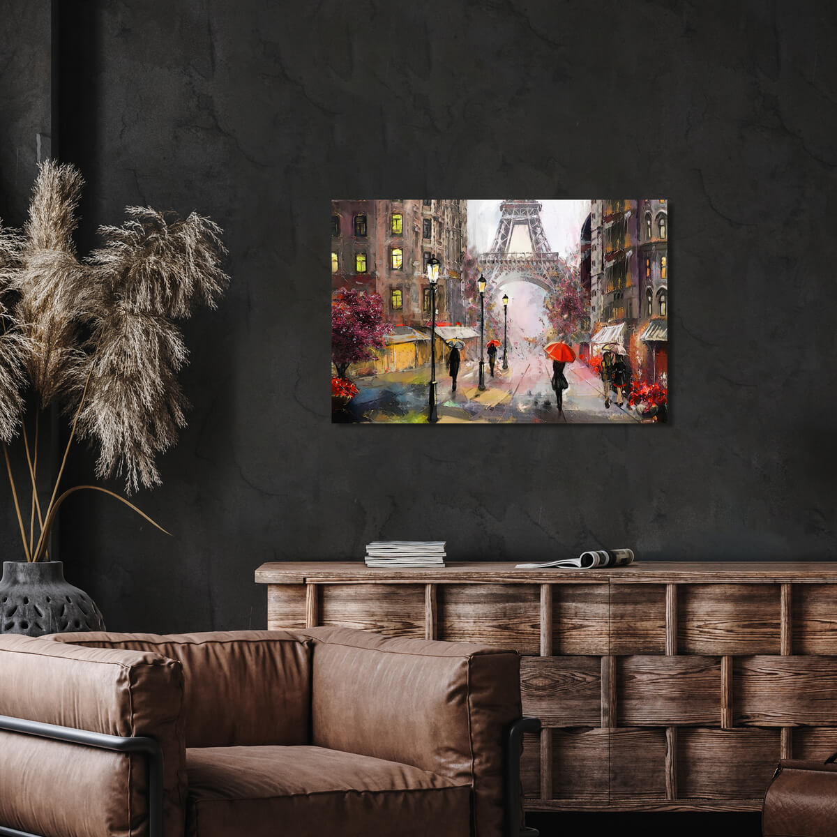 Tableau Mural Peinture Paris EFFET PEINTURE tableaux sur toile-multicolore, CEANOTHE