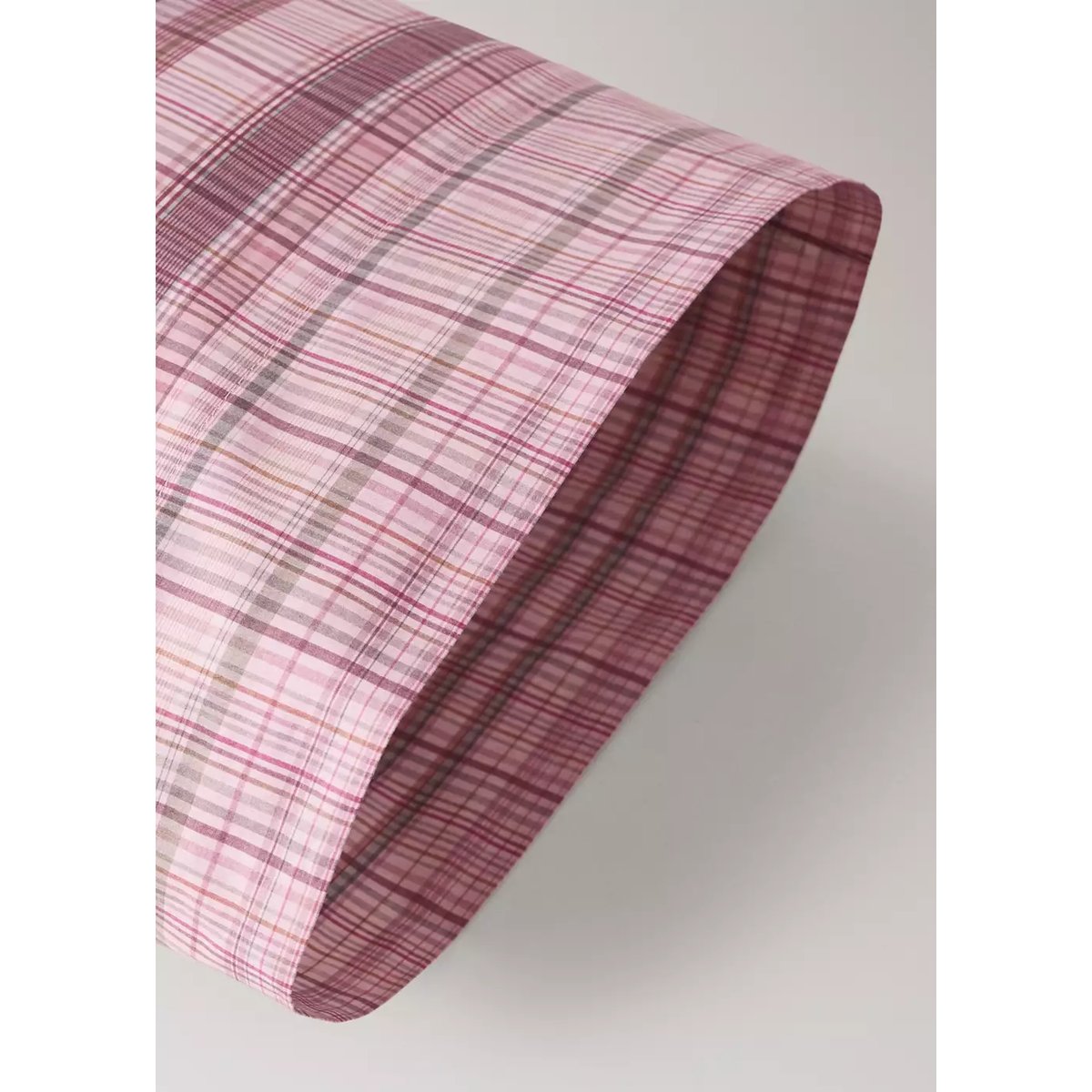 Taie d’oreiller percale de coton 45x110 cm violet clair/pastel, MANGO HOME