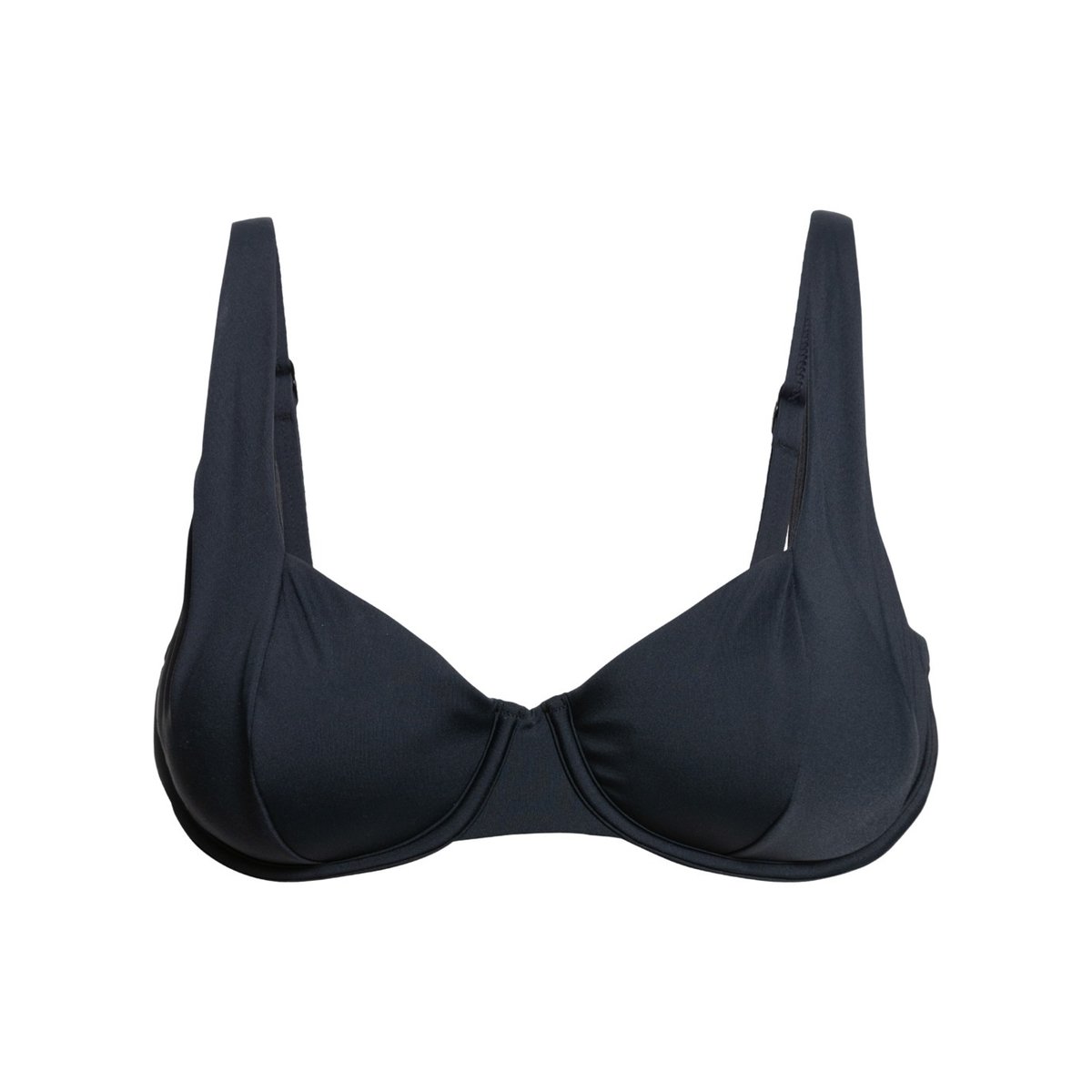 Haut de maillot de bain bikini à armatures bonnet D BEACH CLASSICS. noir anthracite, ROXY