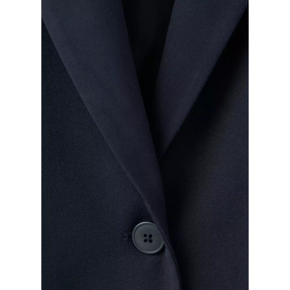 Blazer en crêpe poches bleu marine, MANGO TEEN
