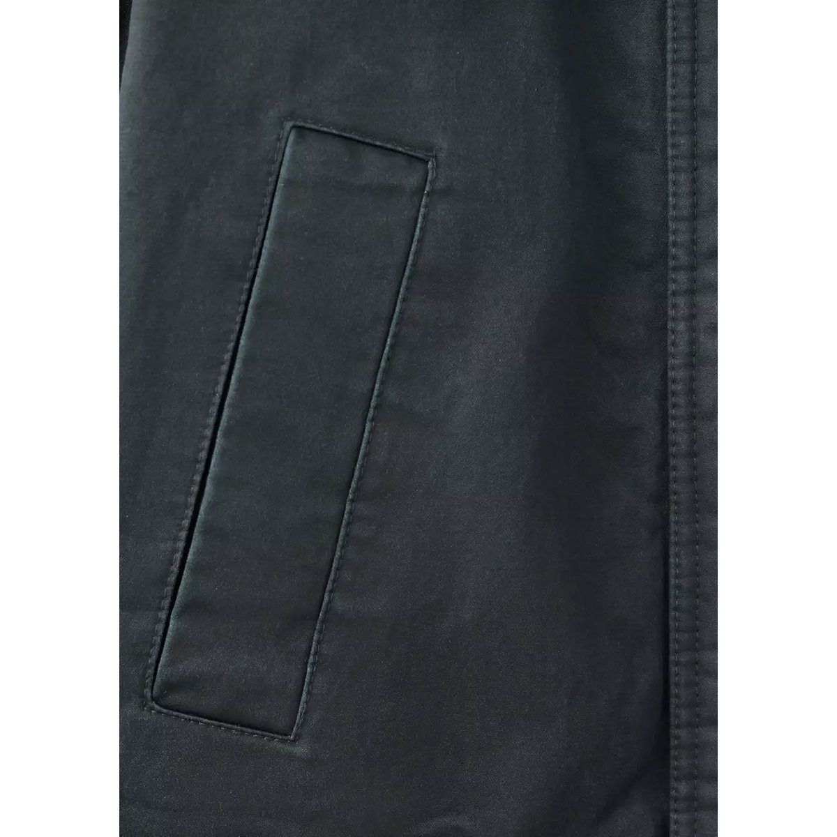 Parka coton en velours côtelé bleu marine, MANGO TEEN