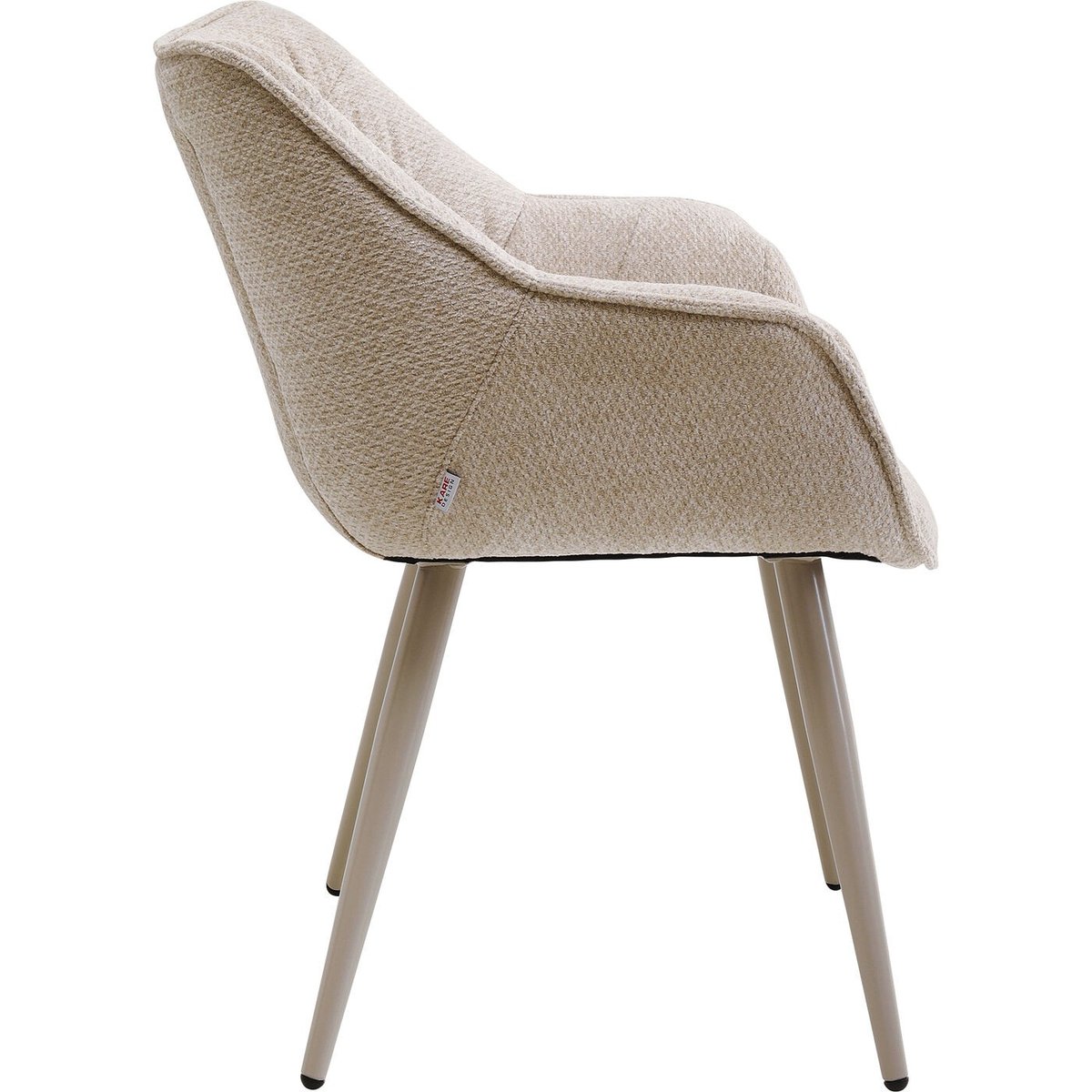 Chaise avec accoudoirs, THELMA beige, KARE DESIGN
