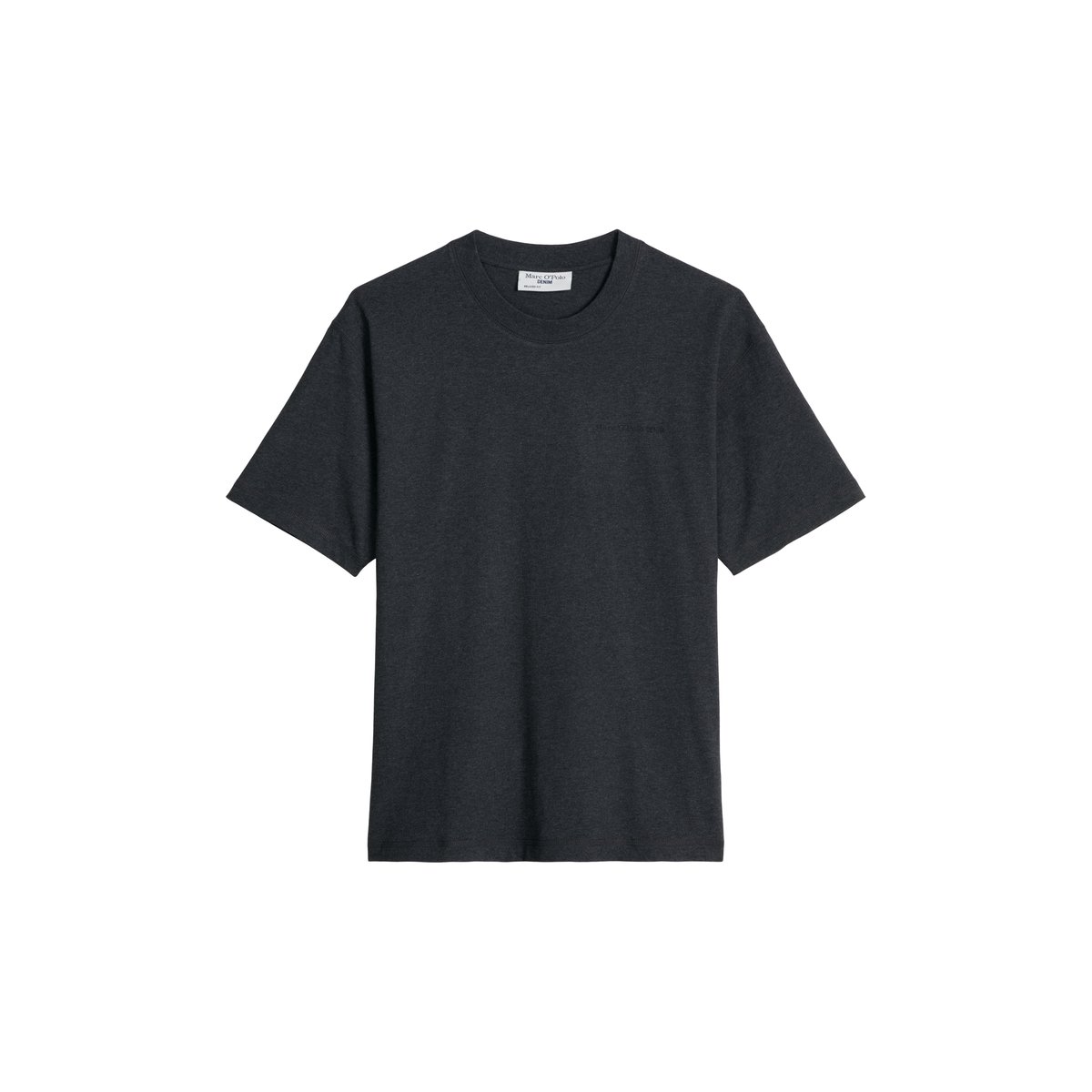 T-shirt relaxed en coton bio doux noir, MARC O’POLO DENIM