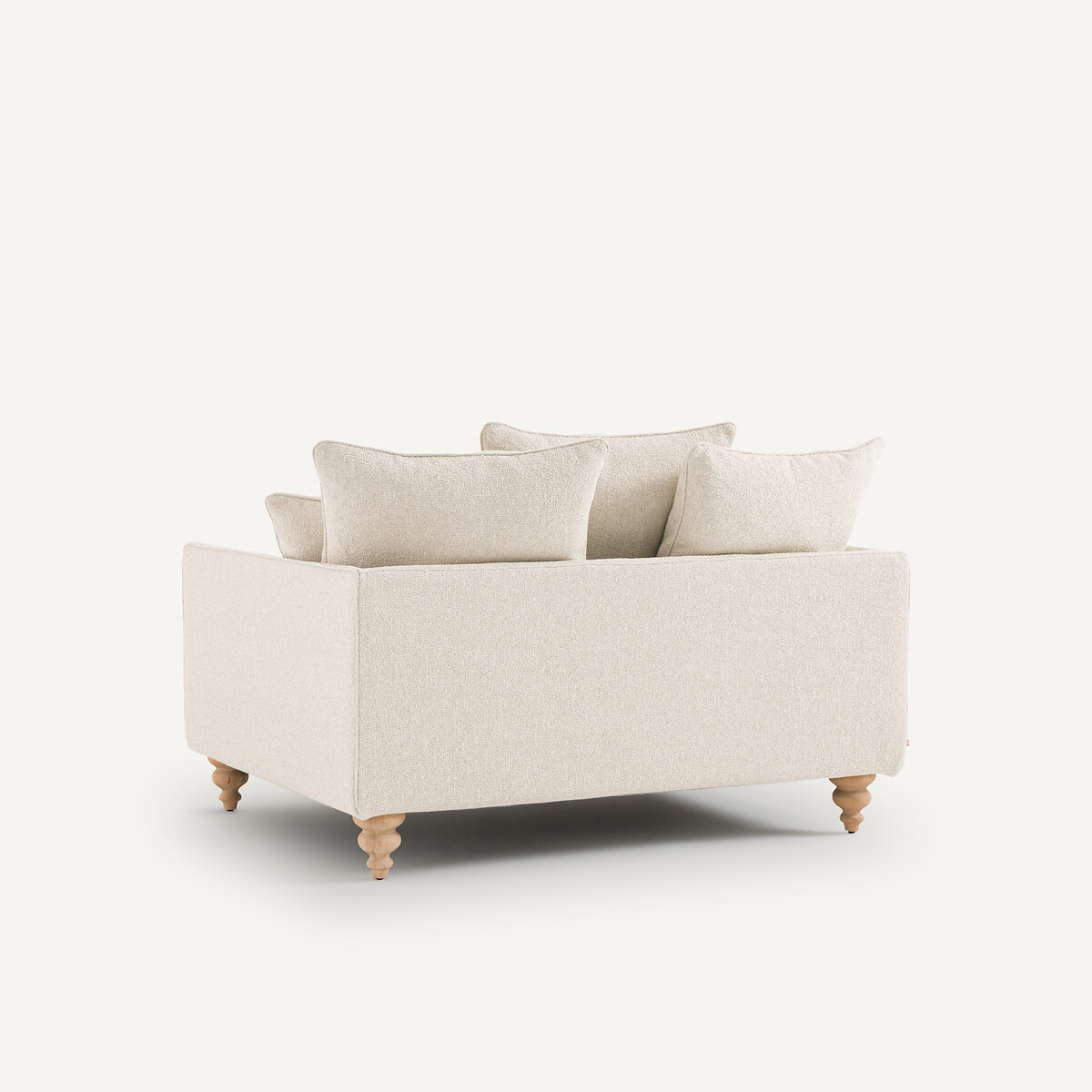 Zetel 2-zit bouclette, Lazare krijt, AM.PM
