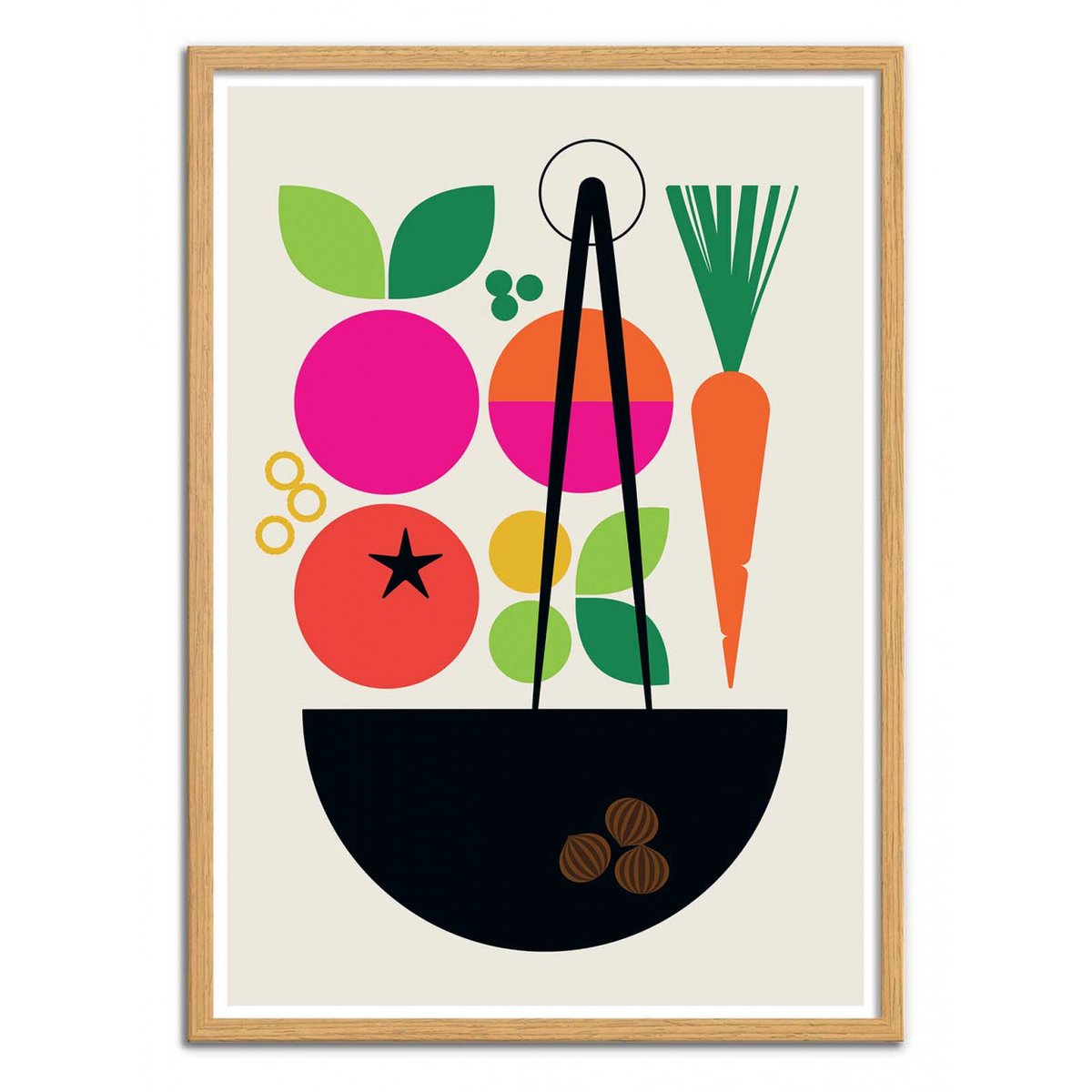 Affiche d'art - Cooking - Bo Lundberg affiche d'art, WALL EDITIONS